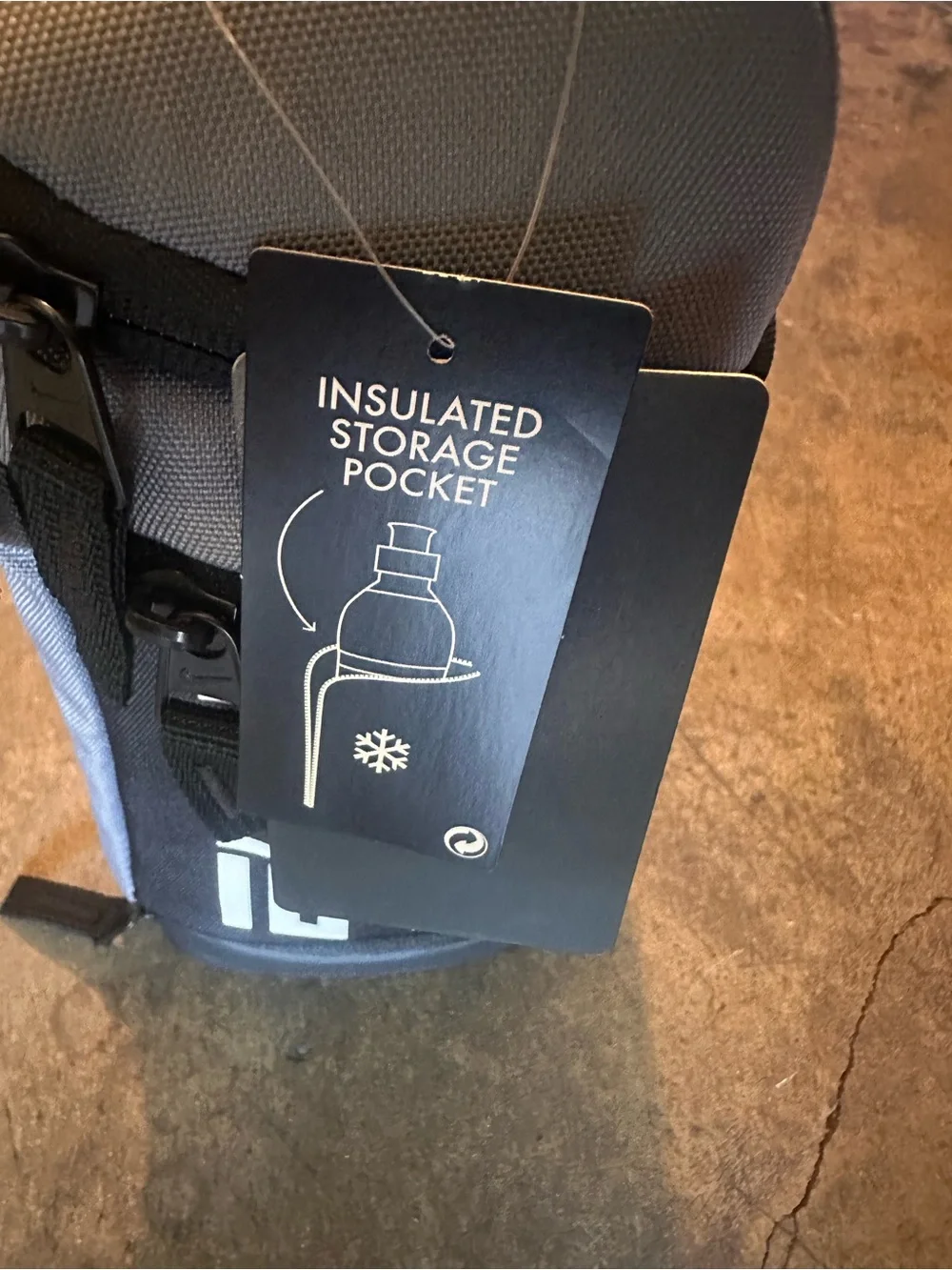 NIKE GREY AND BLACK ELITE INSULATED COOLER BAG